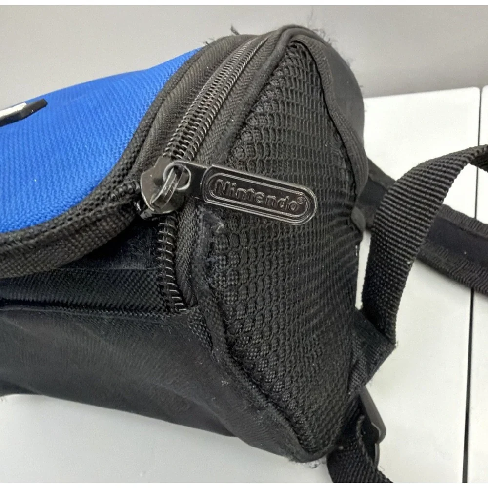 Nintendo Official DS Blue Soft Carrying Case Mini Backpack For System & Games